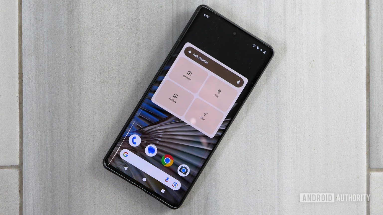 O Google tem um novo widget Gemini lançando para Android