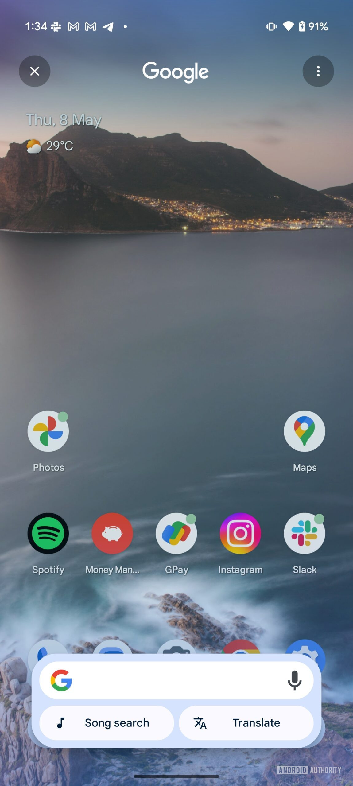 Círculo para pesquisar o próximo teste de interface do usuário