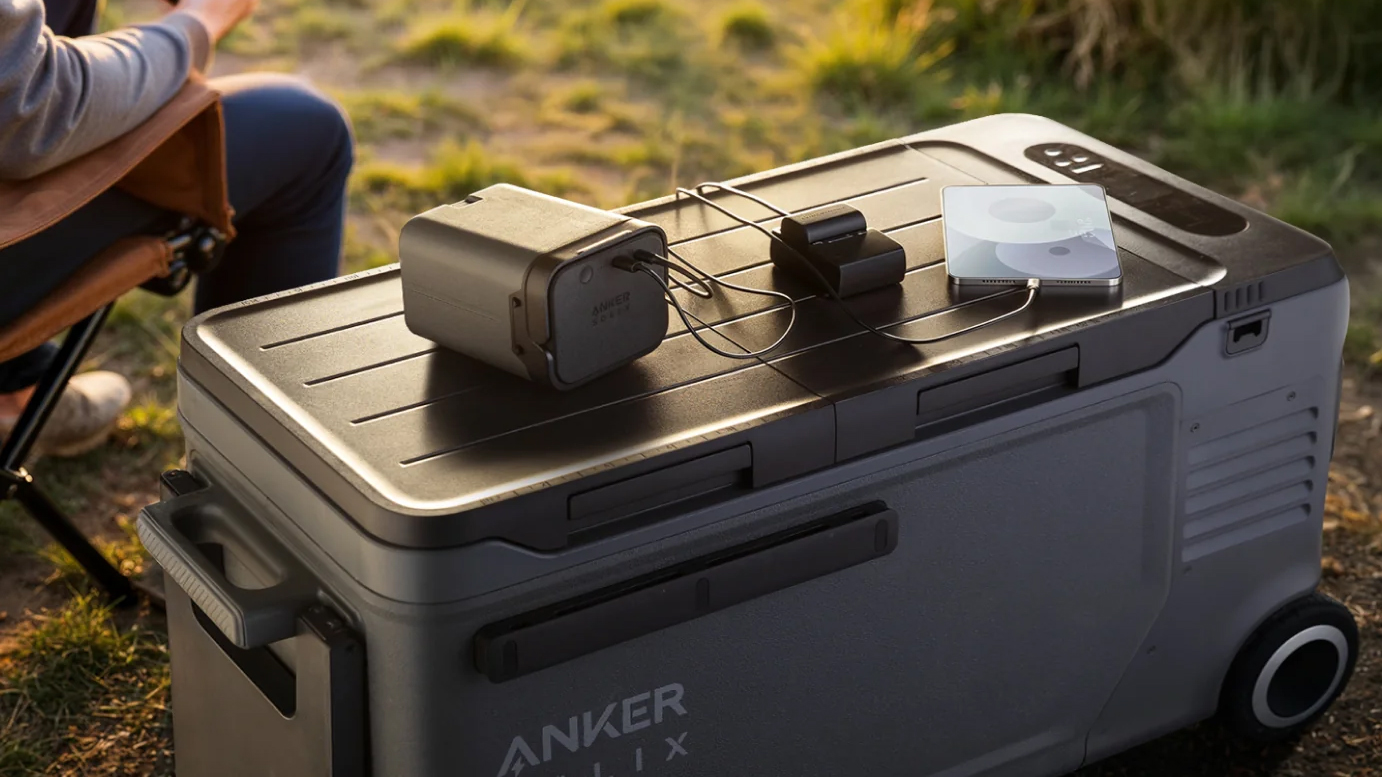 Economize US $ 300 no Anker Solix Everfrost 2 58L Electric Cooler com dispositivos de carregamento de bateria Economize US $ 300 no Anker Solix Everfrost 2 58L Electric Cooler com dispositivos de carregamento de bateria