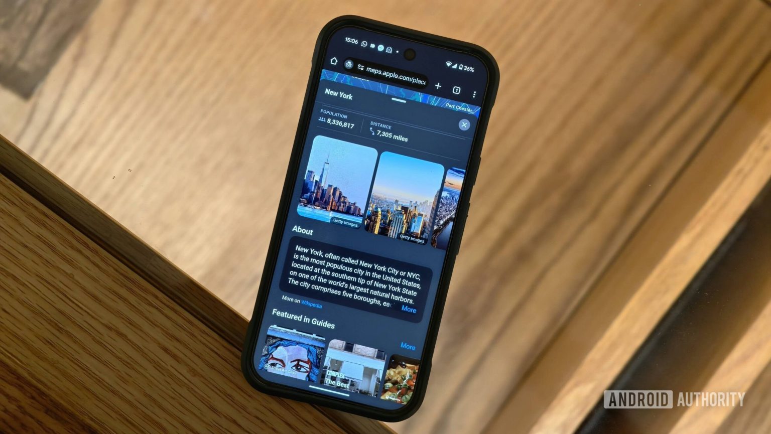 5 razões pelas quais prefiro mapas de maçãs ao google mapas no Android