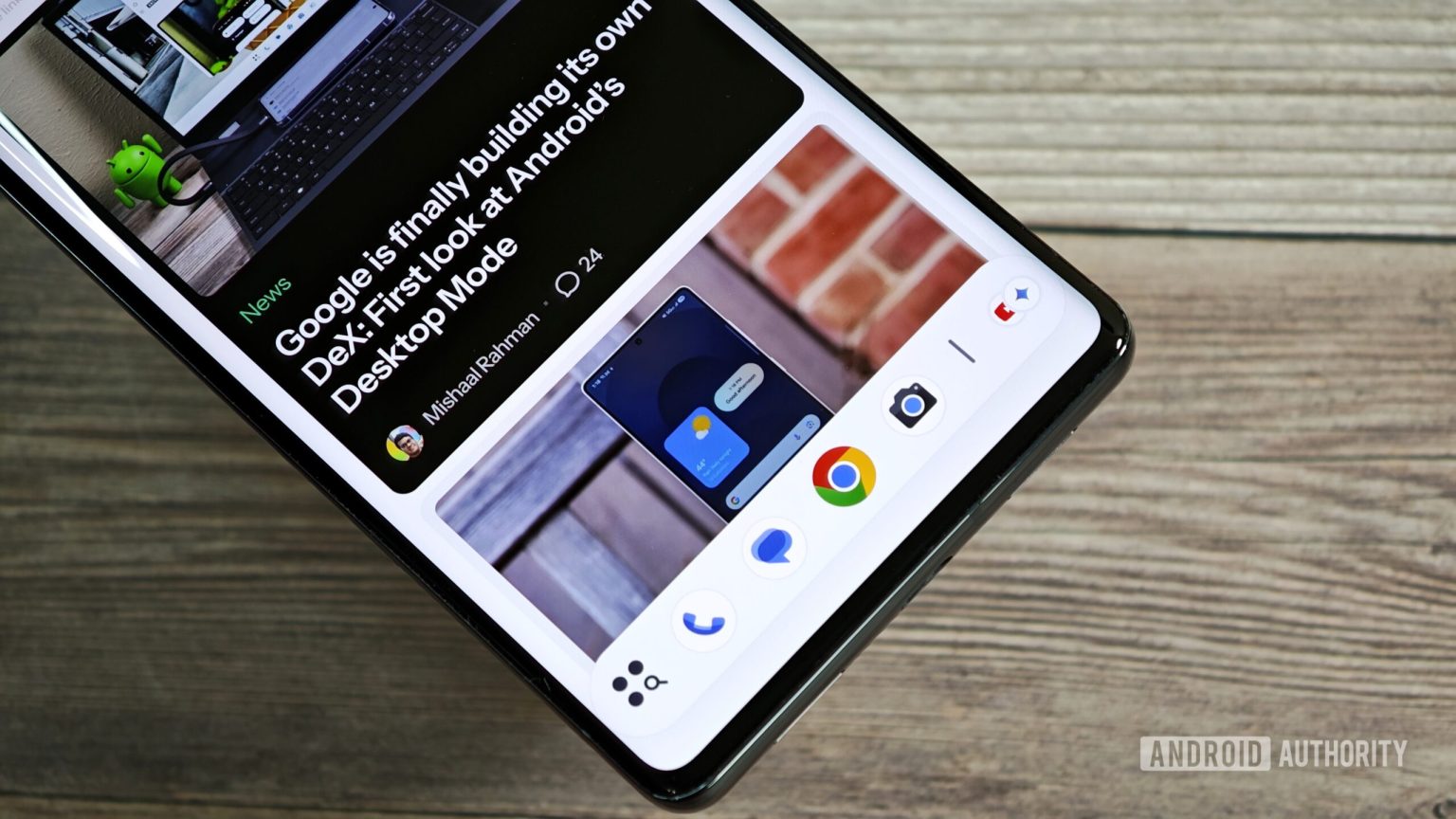 A barra de tarefas de telefone do Android ainda não está pronta, mas já está recebendo um impulso multitarefa