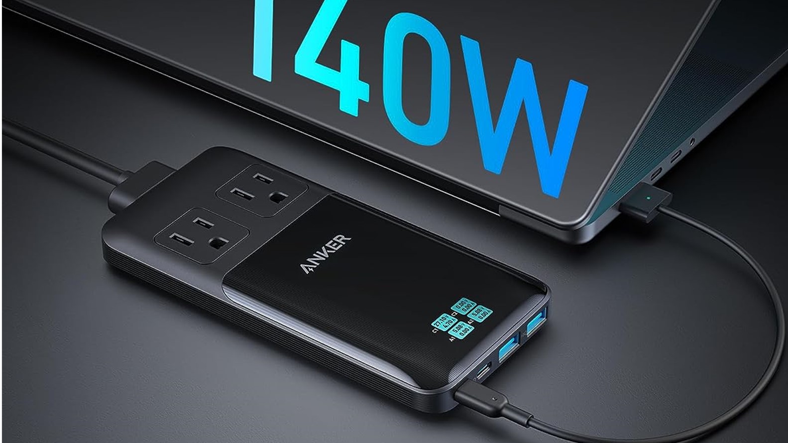 Anker Prime 6 em 1 USB C Charging Station Promo Image Anker Prime 6 em 1 USB C Charging Station Promo Image