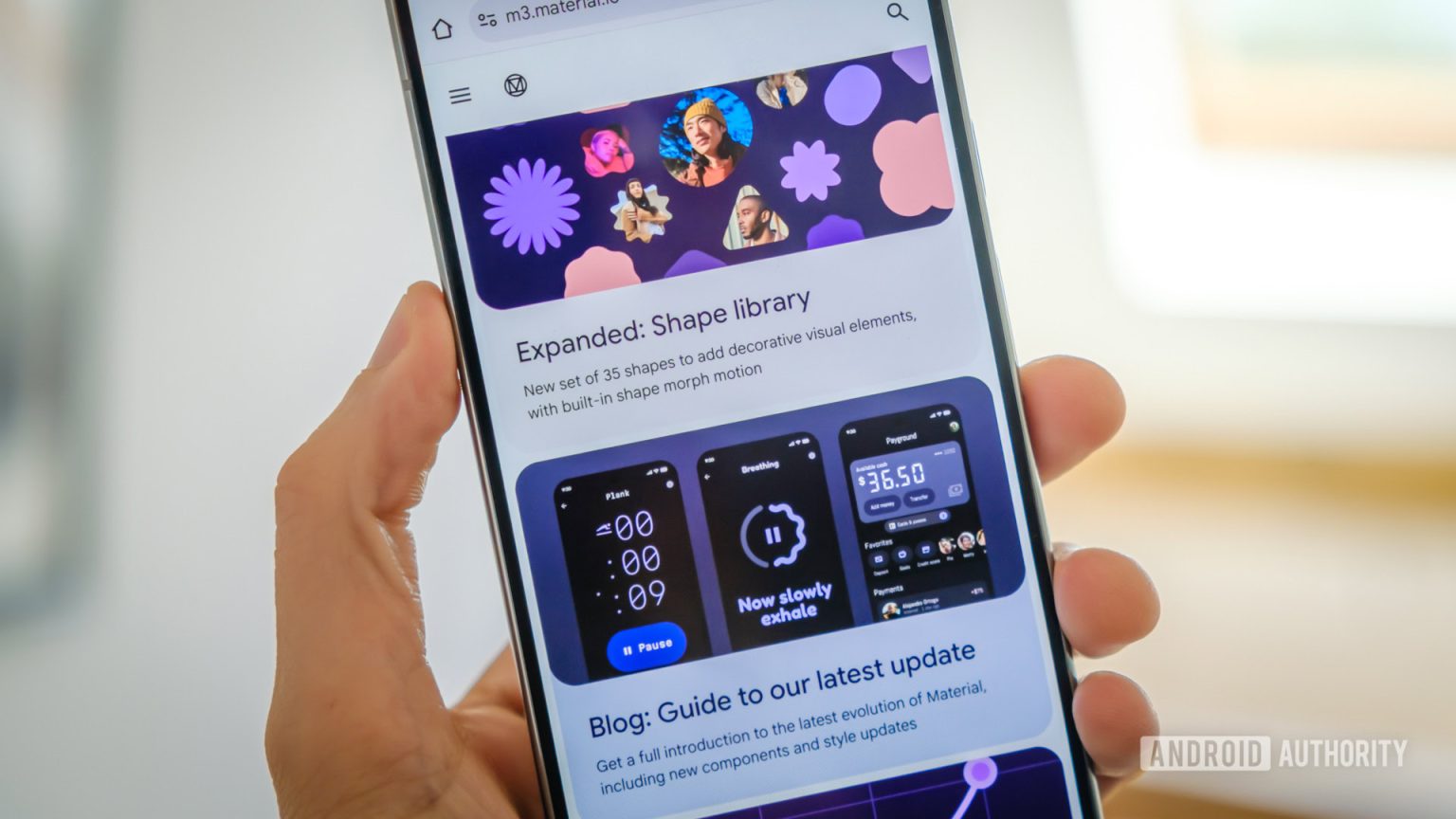 Para o material 3 expressivo para ter sucesso, o Google deve liderar pelo exemplo