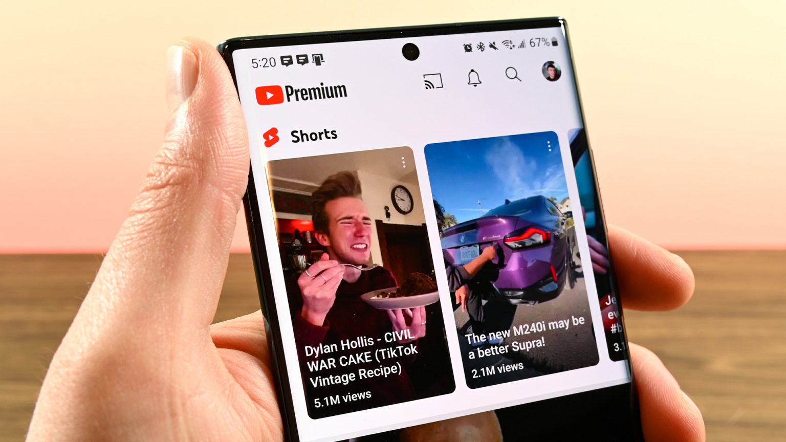 Os shorts do YouTube estão prestes a parecer um pouco mais com bobinas do Instagram