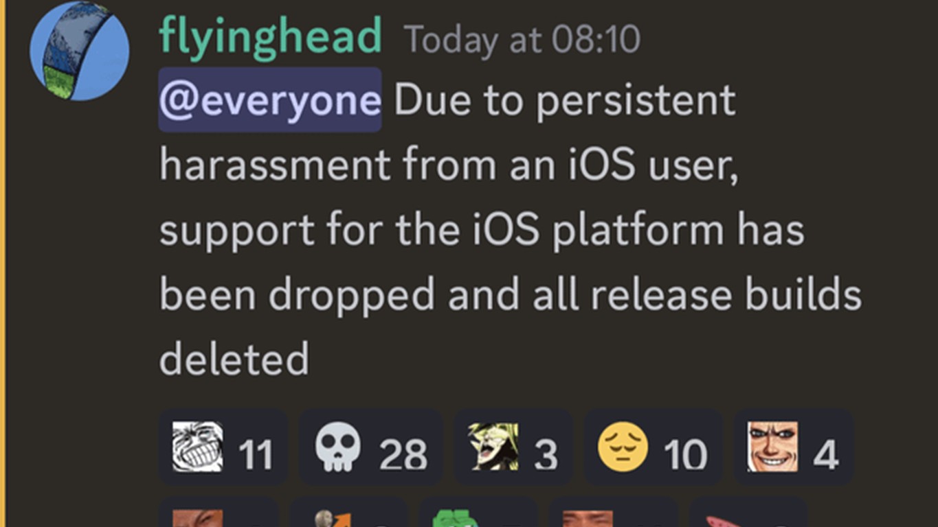 Flyinghead Flycast Dreamcast Emulator iOS Discord Message Flyinghead Flycast Dreamcast Emulator iOS Discord Message
