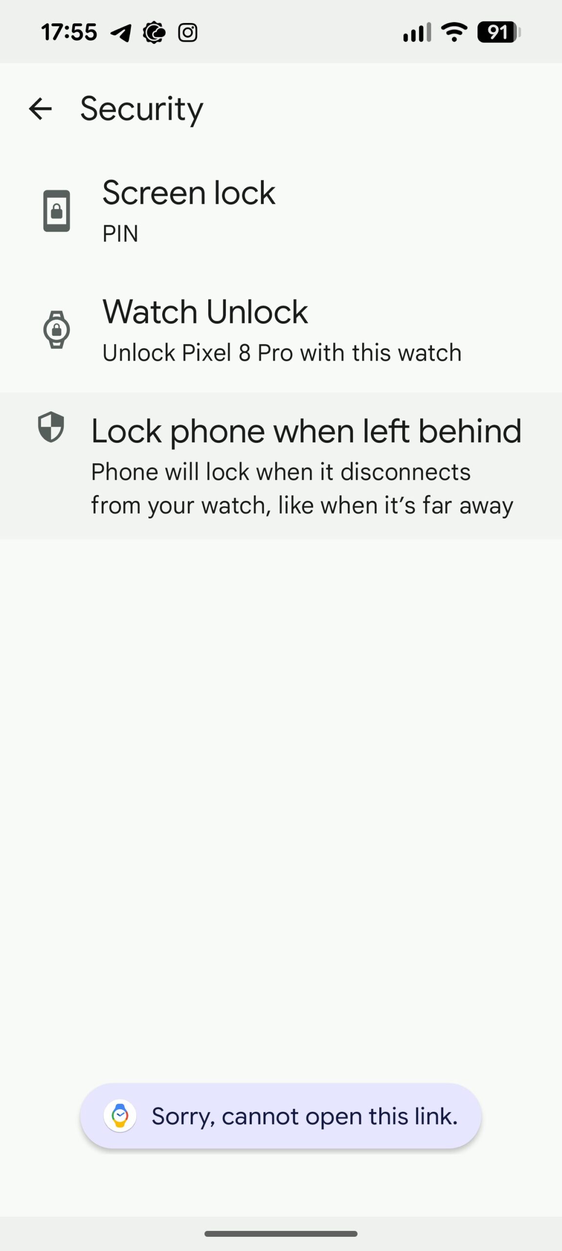 Pixel Watch Lock Desconect Pixel Watch Lock Desconect