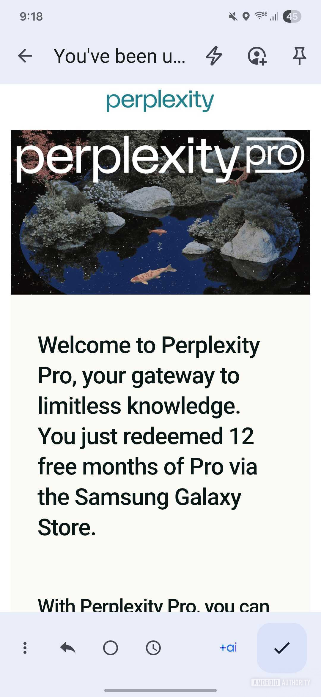 Notificação de e -mail perplexity pro Joe Maring Notificação de e -mail perplexity pro Joe Maring