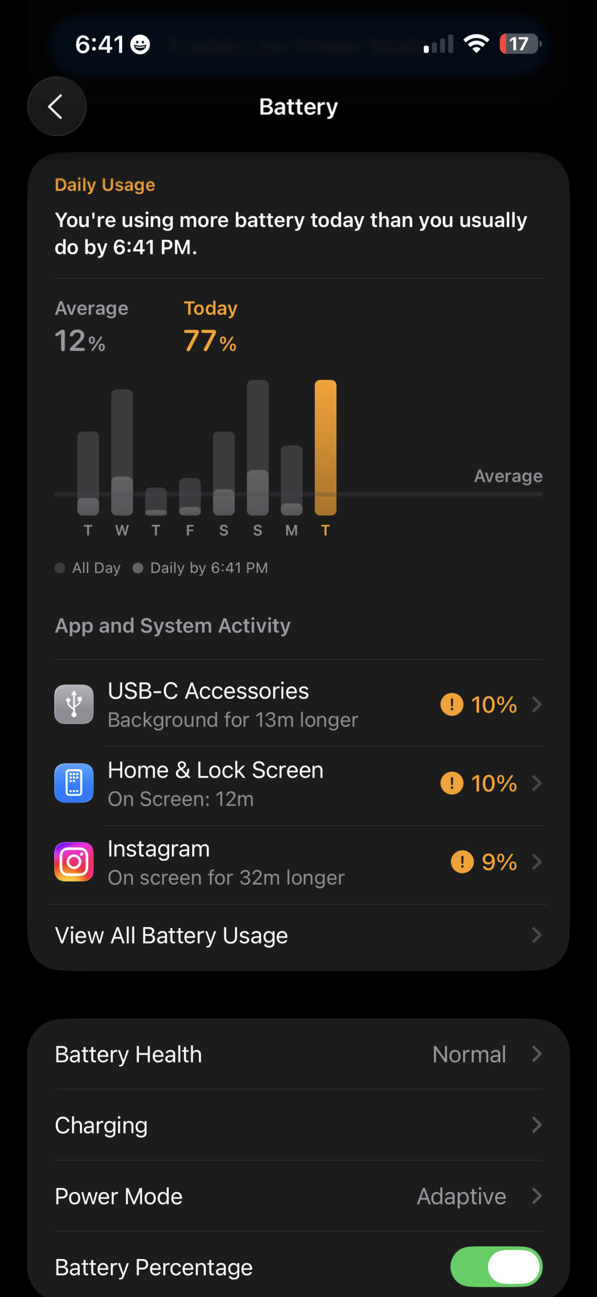IOS 26 Bateria