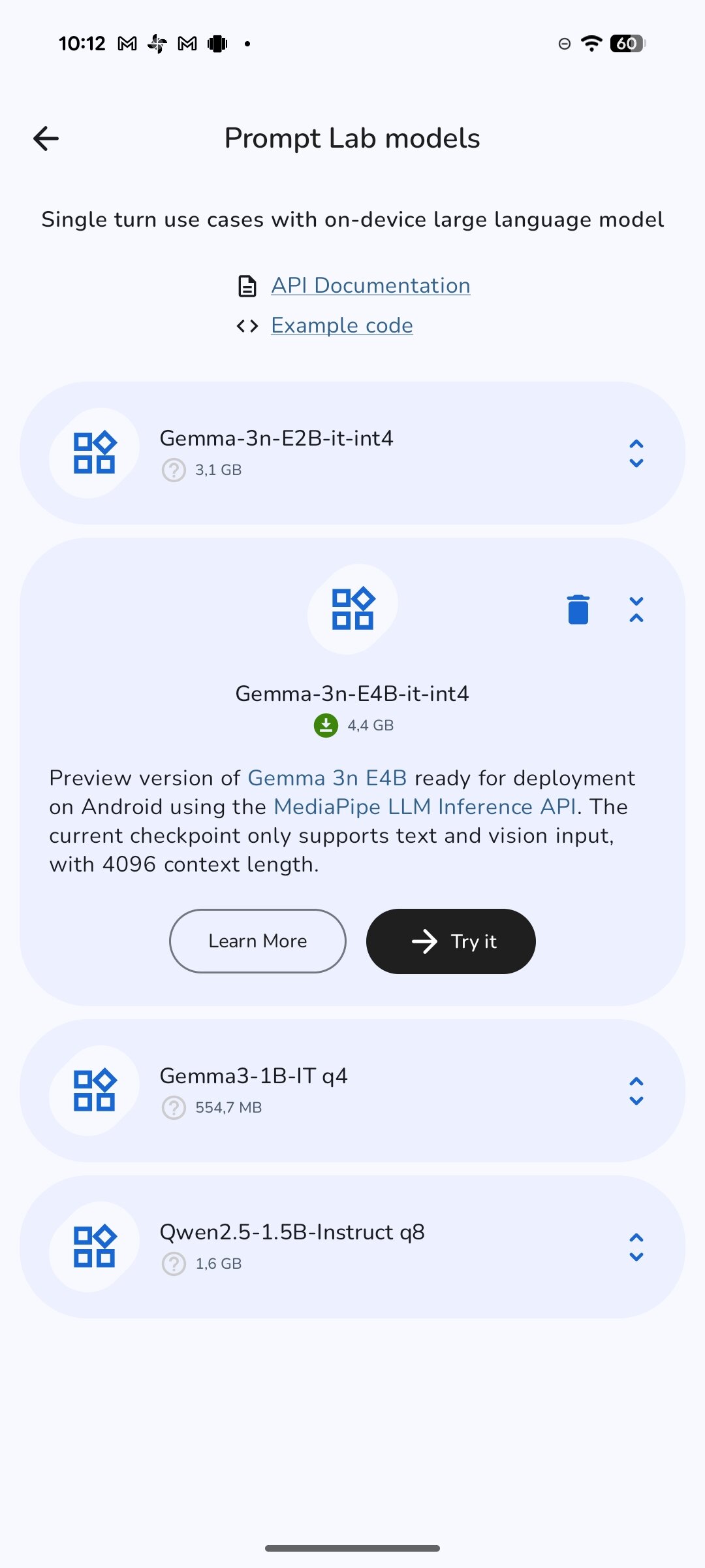 Galeria do Google Ai Edge Setup Screenshot 7
