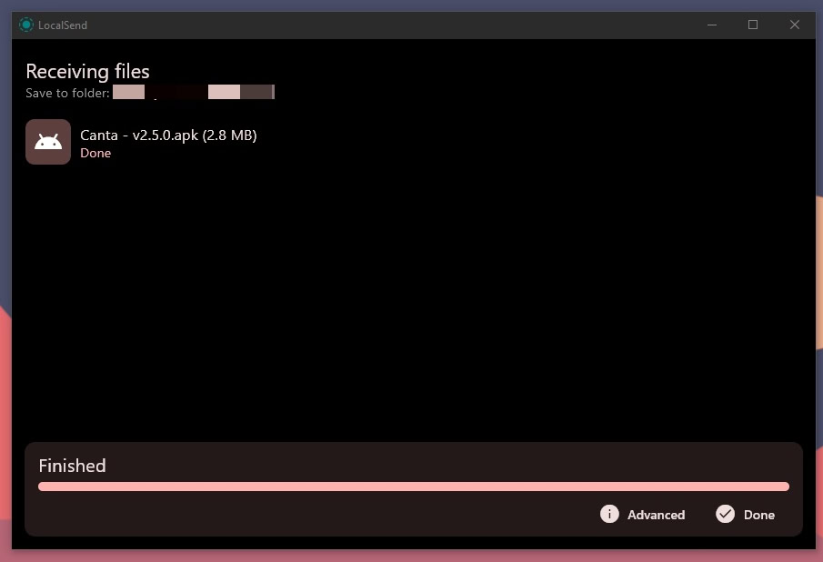 Exemplo LocalsEnd Windows 1