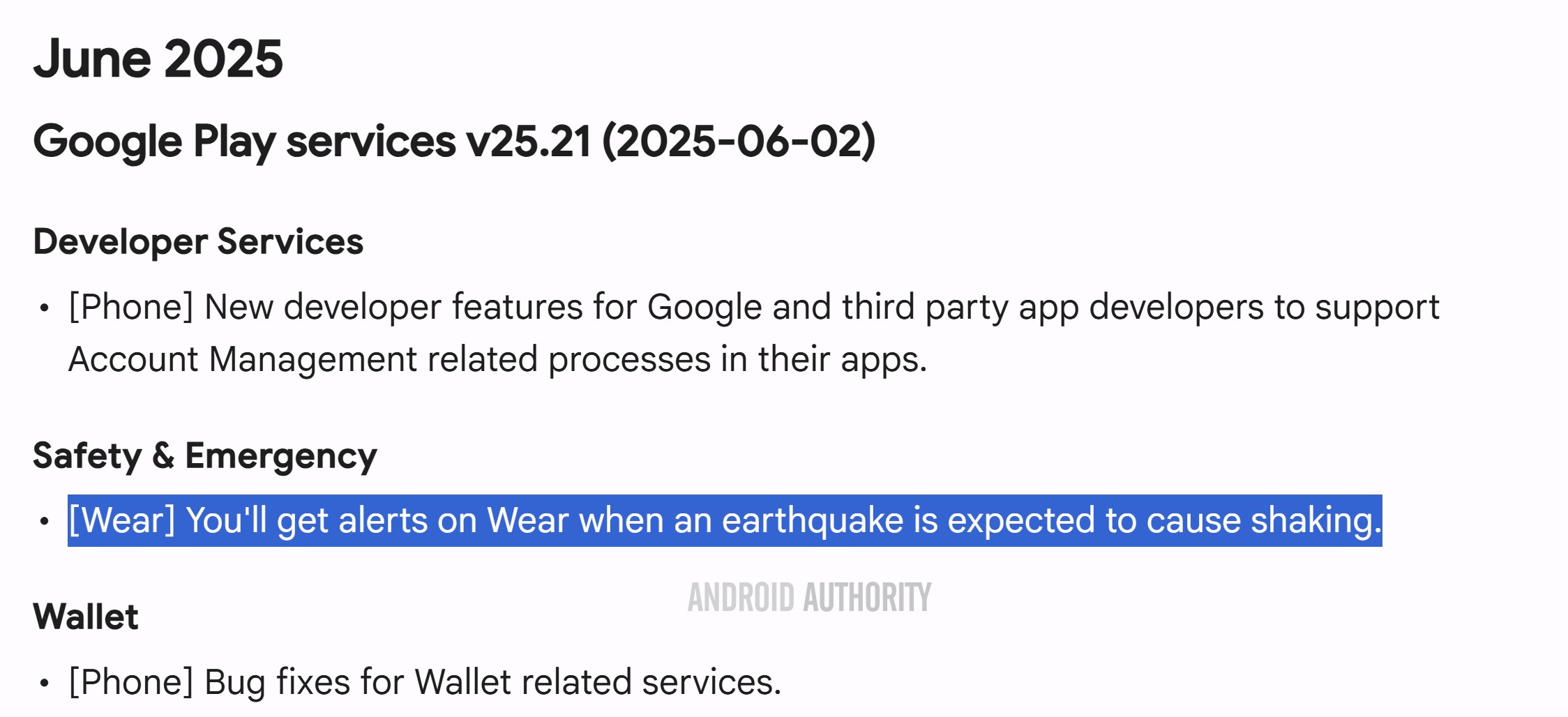 Alertas de terremotos lançados no Wear OS Alertas de terremotos lançados no Wear OS