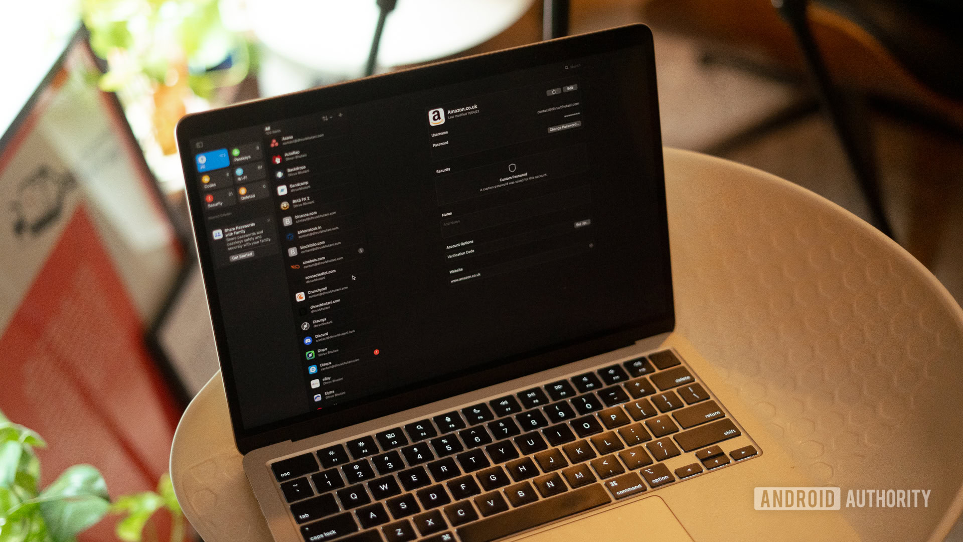 Senhas de maçã no mac Senhas de maçã no mac
