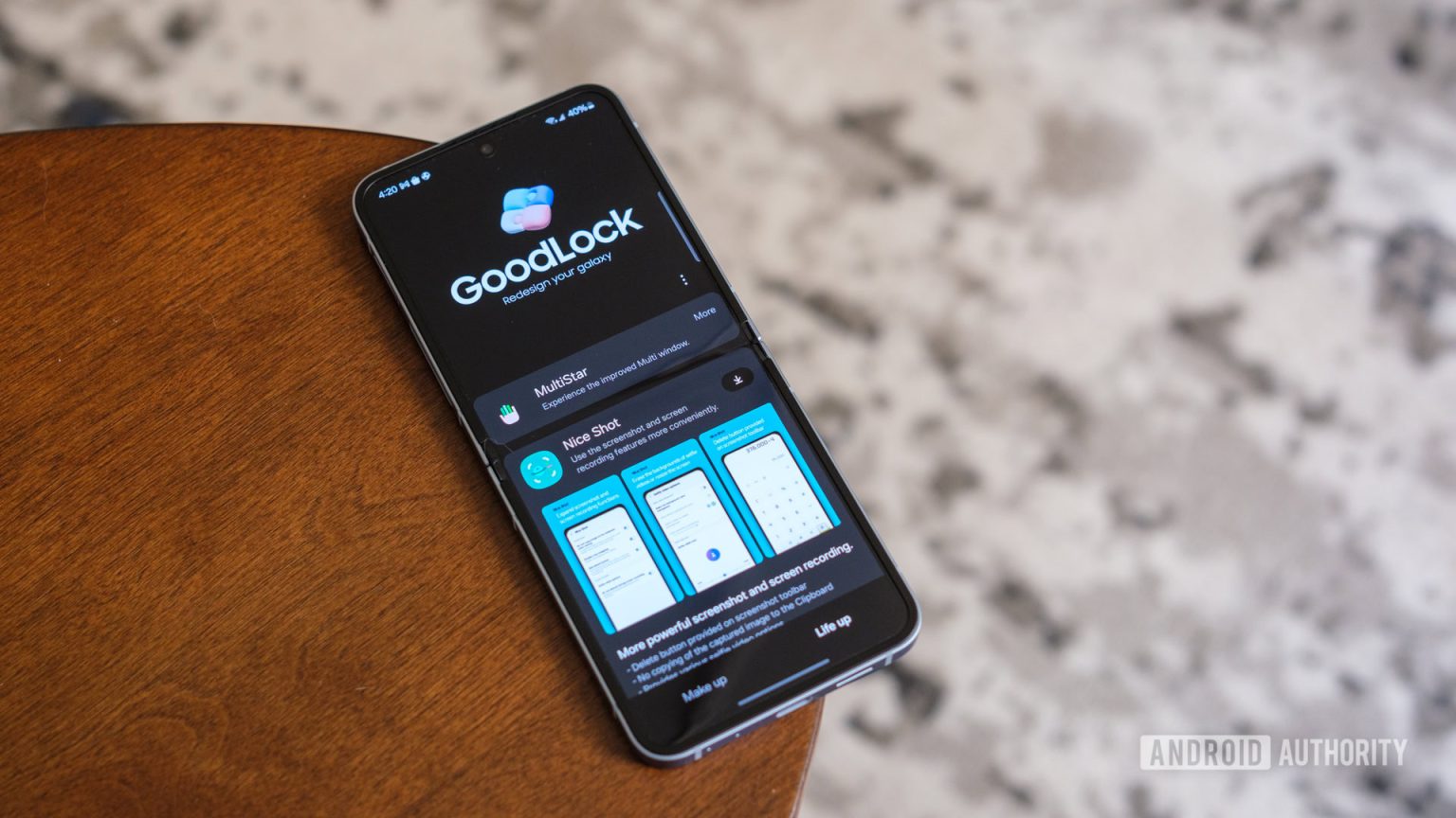 Eu gostaria que a Samsung Good Lock também me deixe ajustar esses recursos de nicho