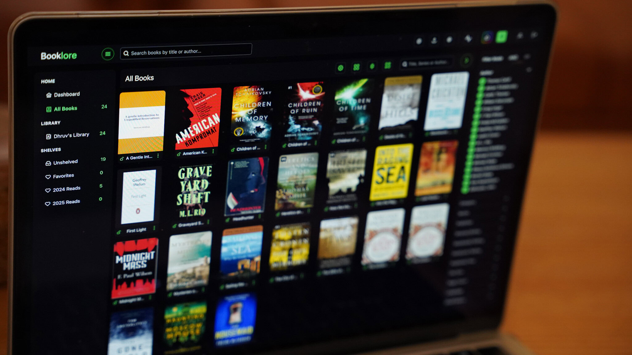 Lista de livros de livros