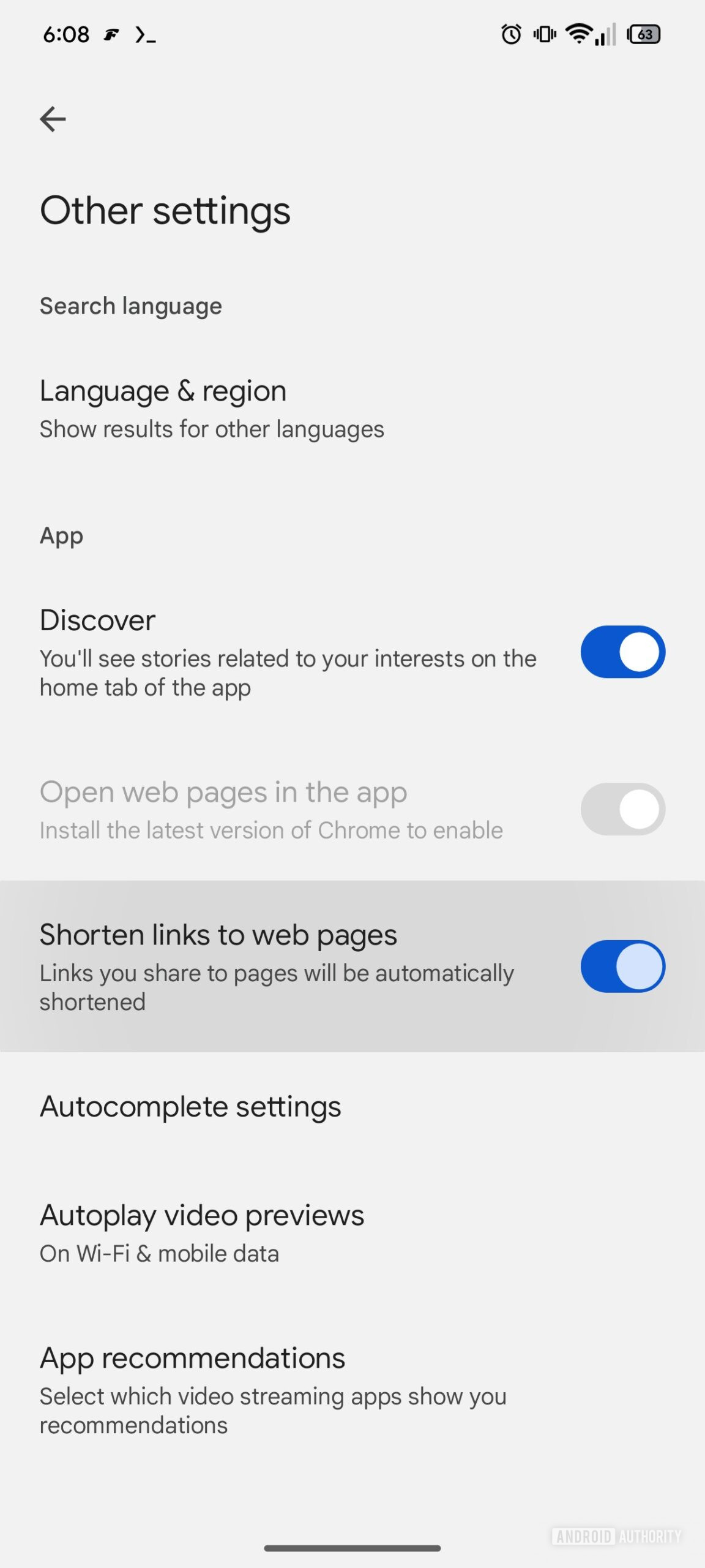Google Discover Shorten Google Discover Shorten