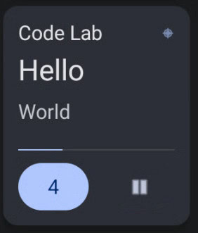 Appcard personalizado com botão no Android Automotive
