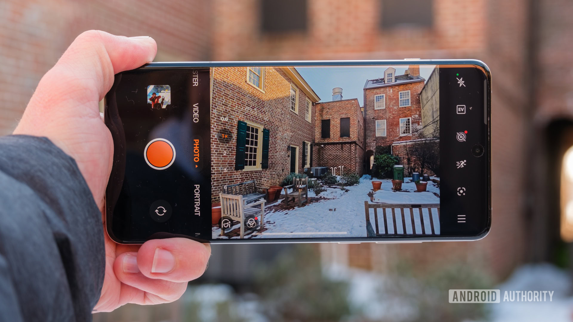 Interface da câmera OnePlus 13