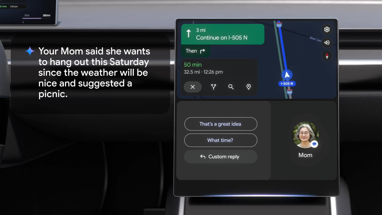 Gêmeos no Android Auto Gêmeos no Android Auto