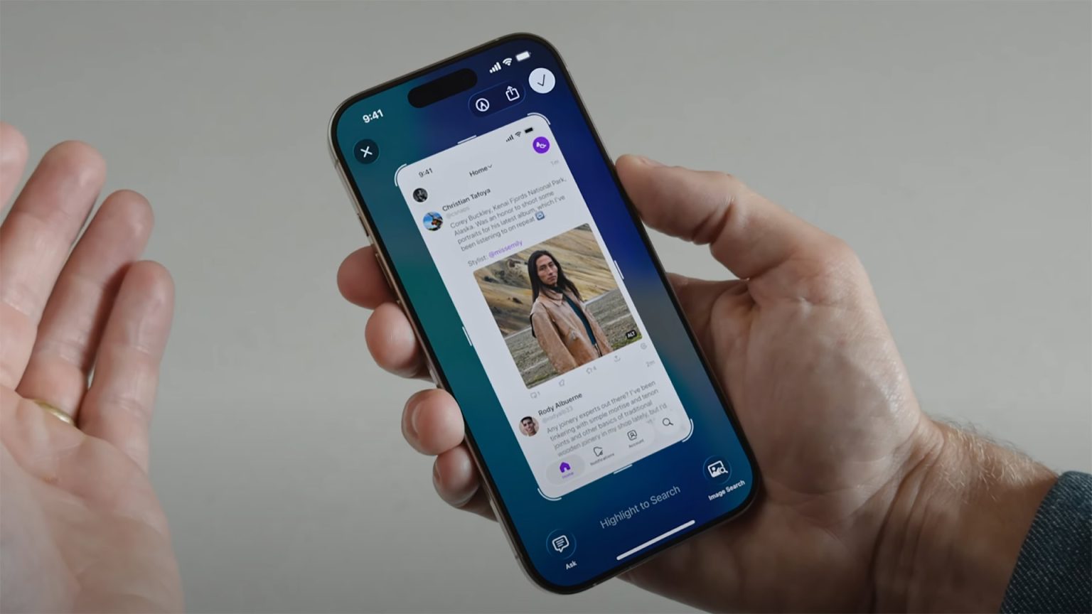 Círculo da Apple para pesquisar o concorrente do iOS 26 parece horrível