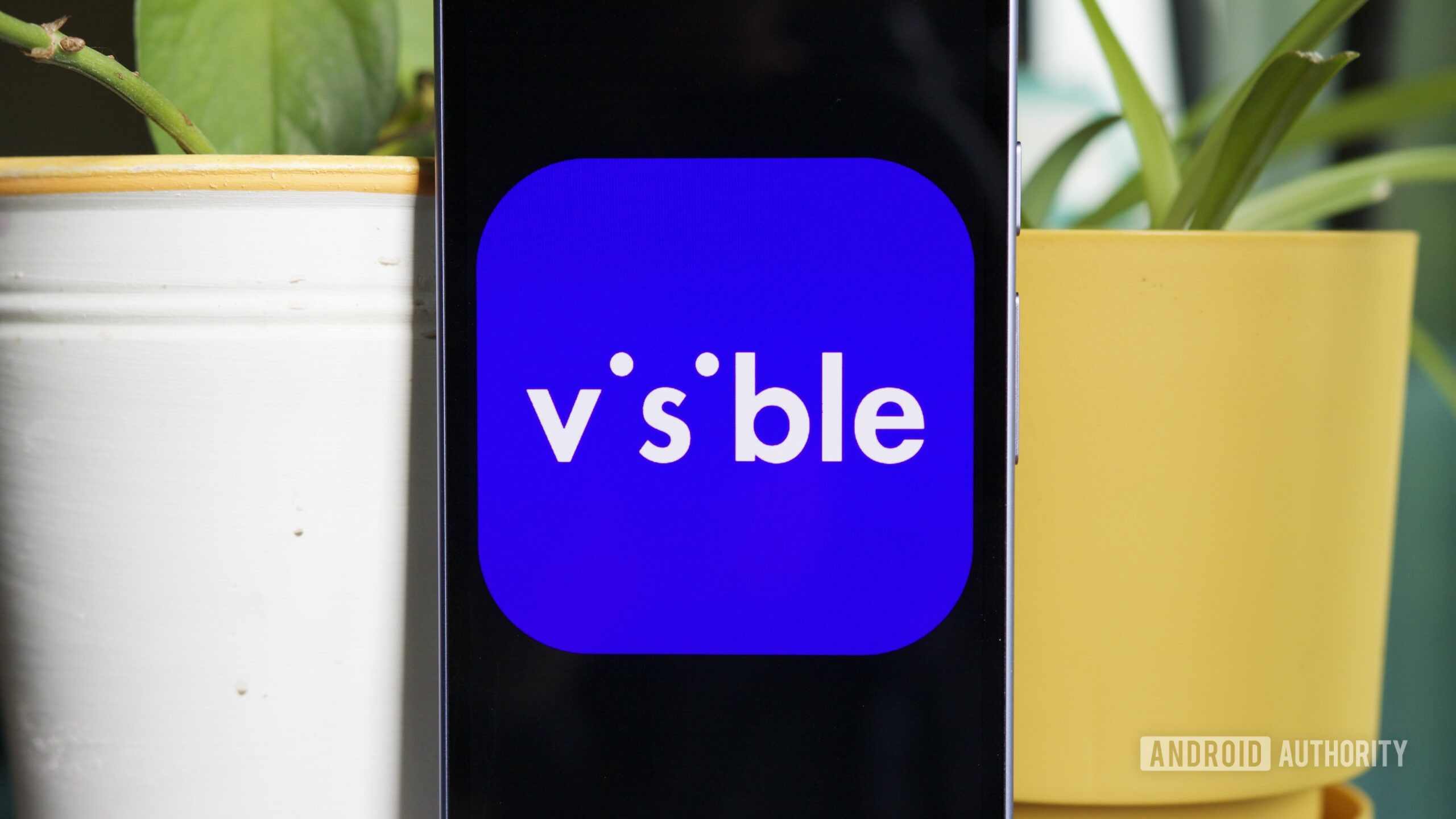 O logotipo visível em um telefone Android.