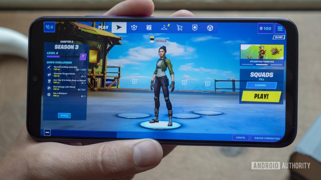 Fornite no seu telefone está recebendo uma grande atualização de gráficos