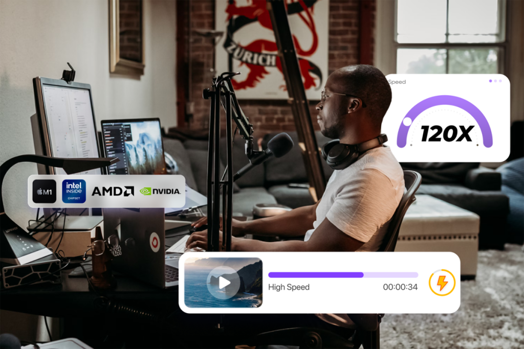 Hitpaw Univd é um conversor de vídeo e compressor mais rápido de 120x