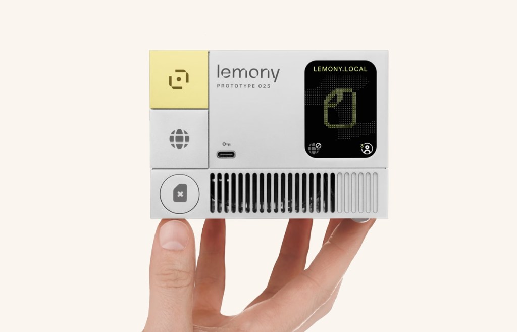 Lemony é um dispositivo plug-and-play para a IA segura no local
