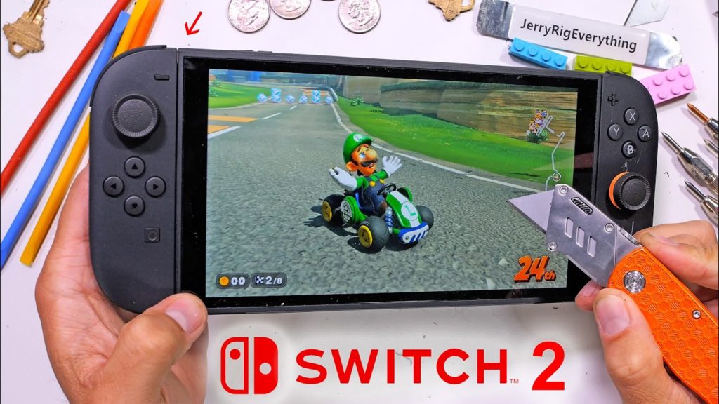 Nintendo Switch 2 sobrevive mais de 50 golpes de martelo em brutal teste de durabilidade