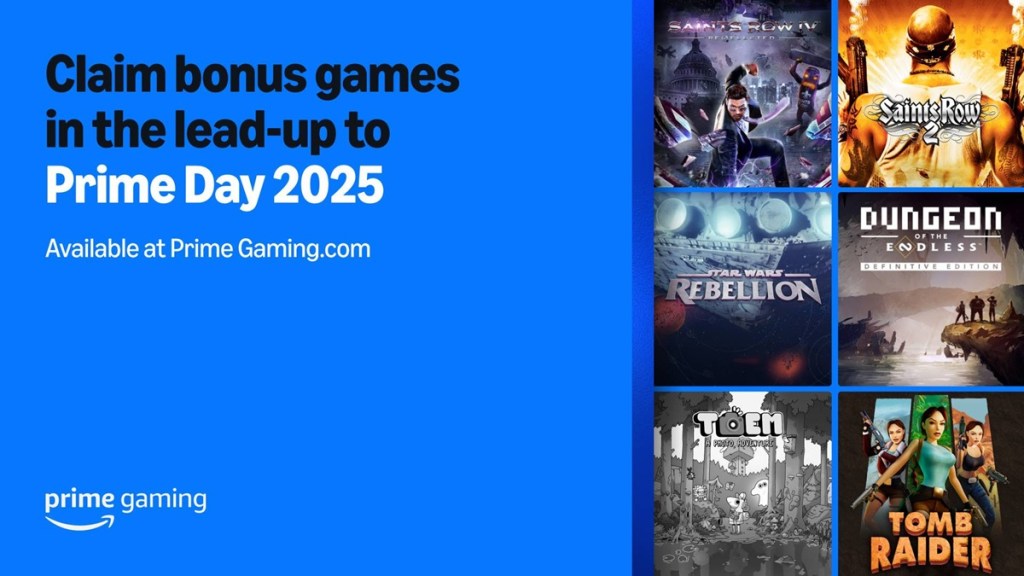 O Amazon Prime Day será realizado de 8 a 11 de julho, com seis jogos de PC bônus via Prime Gaming