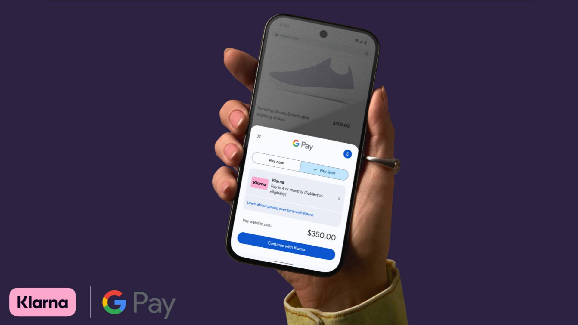Clear BNPL Google Pay apresentado