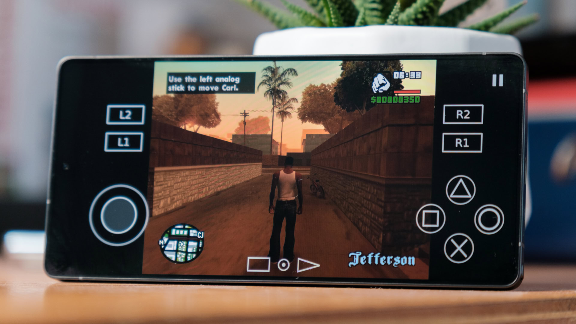 Jogabilidade do emulador GTA sa nethersx2 Jogabilidade do emulador GTA sa nethersx2