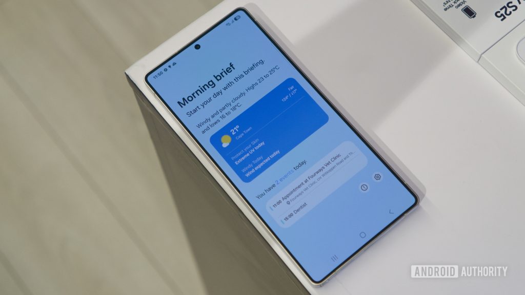 O próximo recurso da Samsung Now Brief é um para os Hydro Homies