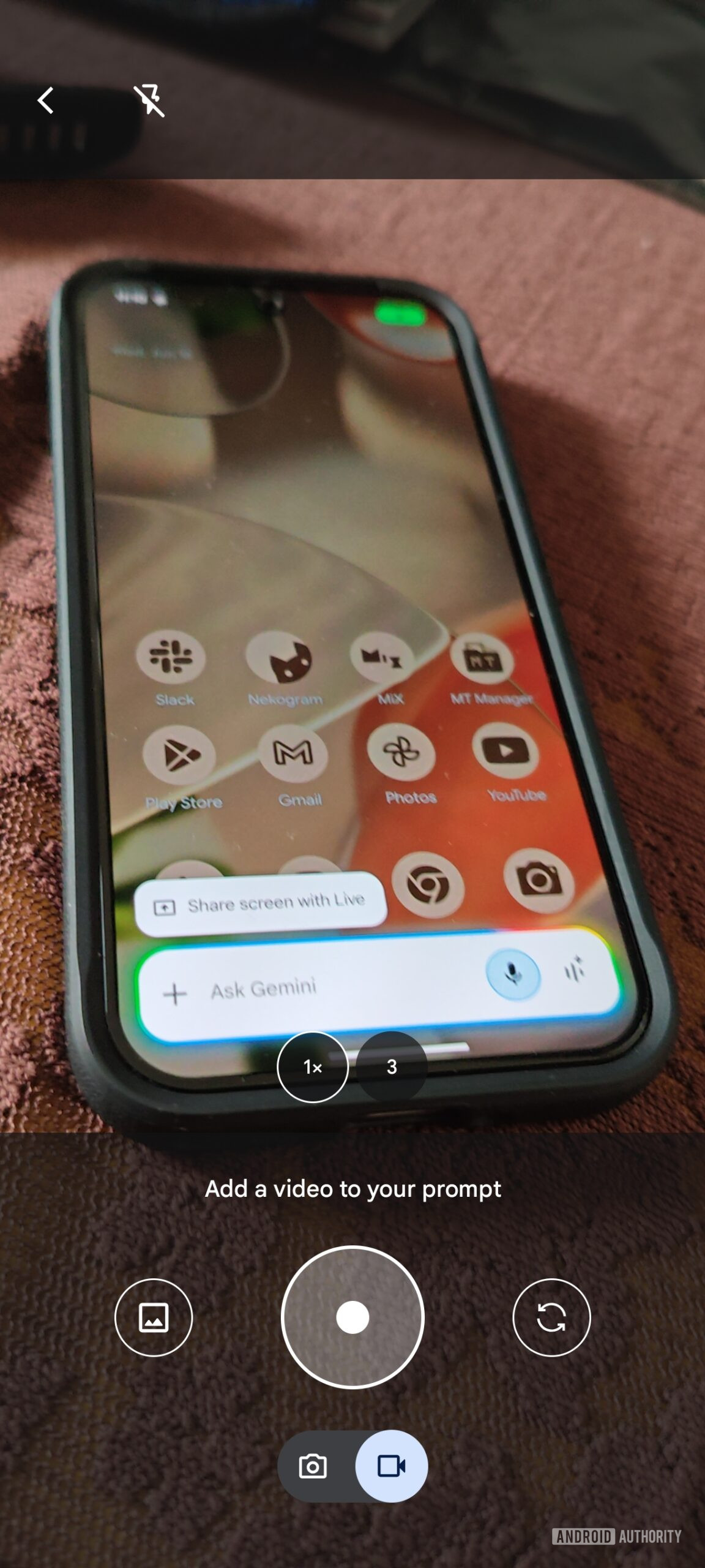 Google Gemini grave um vídeo para prompt Google Gemini grave um vídeo para prompt