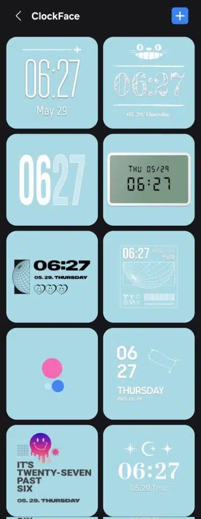 10 novos predefinições de relógios Samsung Clockface 10 novos predefinições de relógios Samsung Clockface