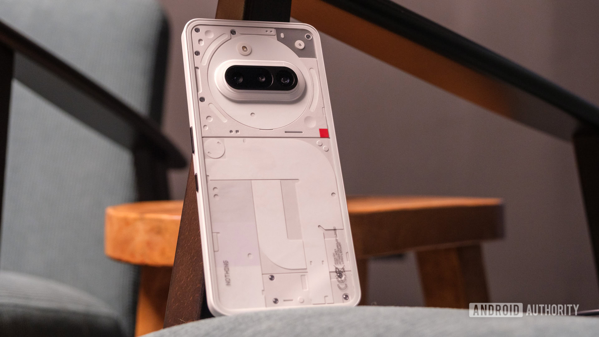 Nada telefone 3A Angulado na cadeira