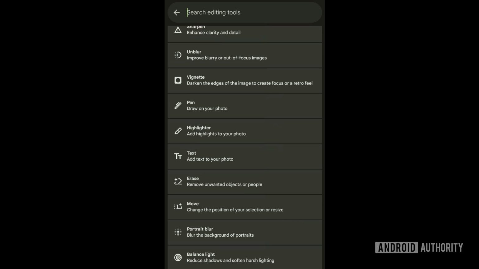 Primeiro, veja a maior atualização do Google Photos Editor em anos (APK Teardown)