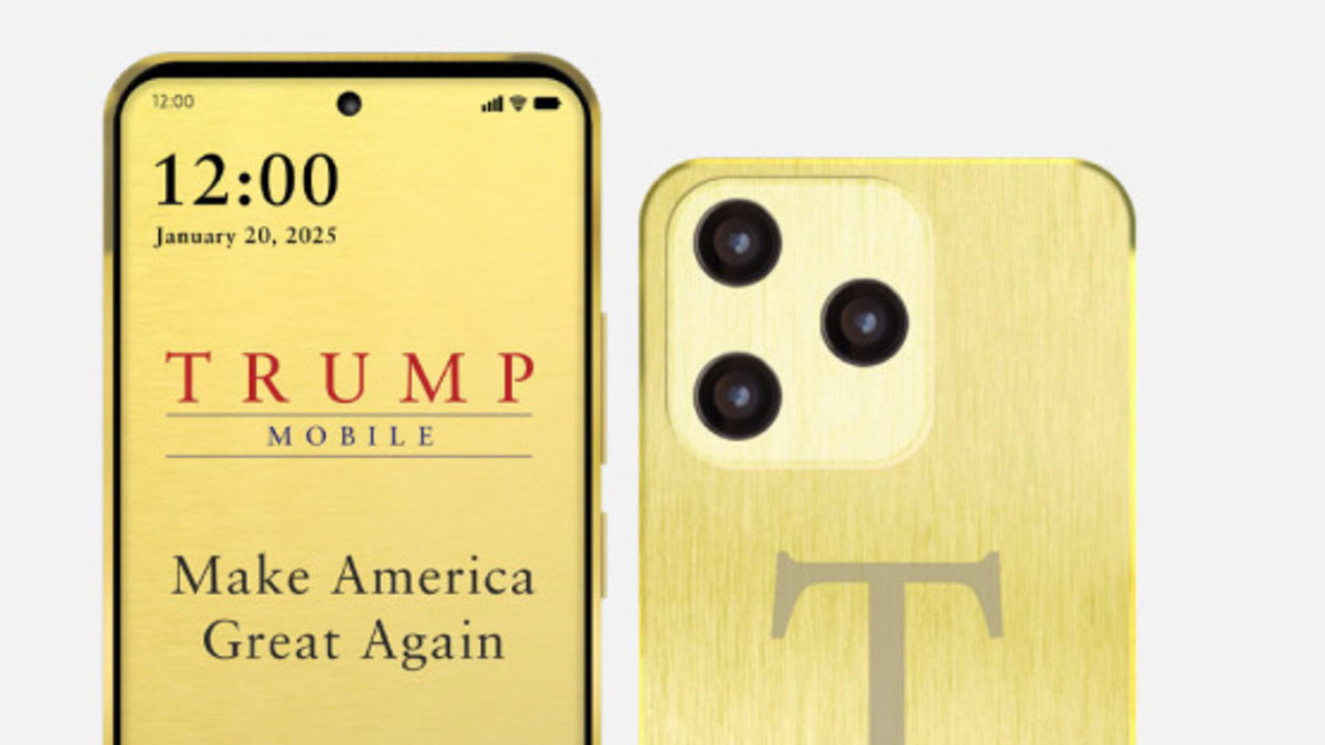 Imagem em apresentação de telefone T1