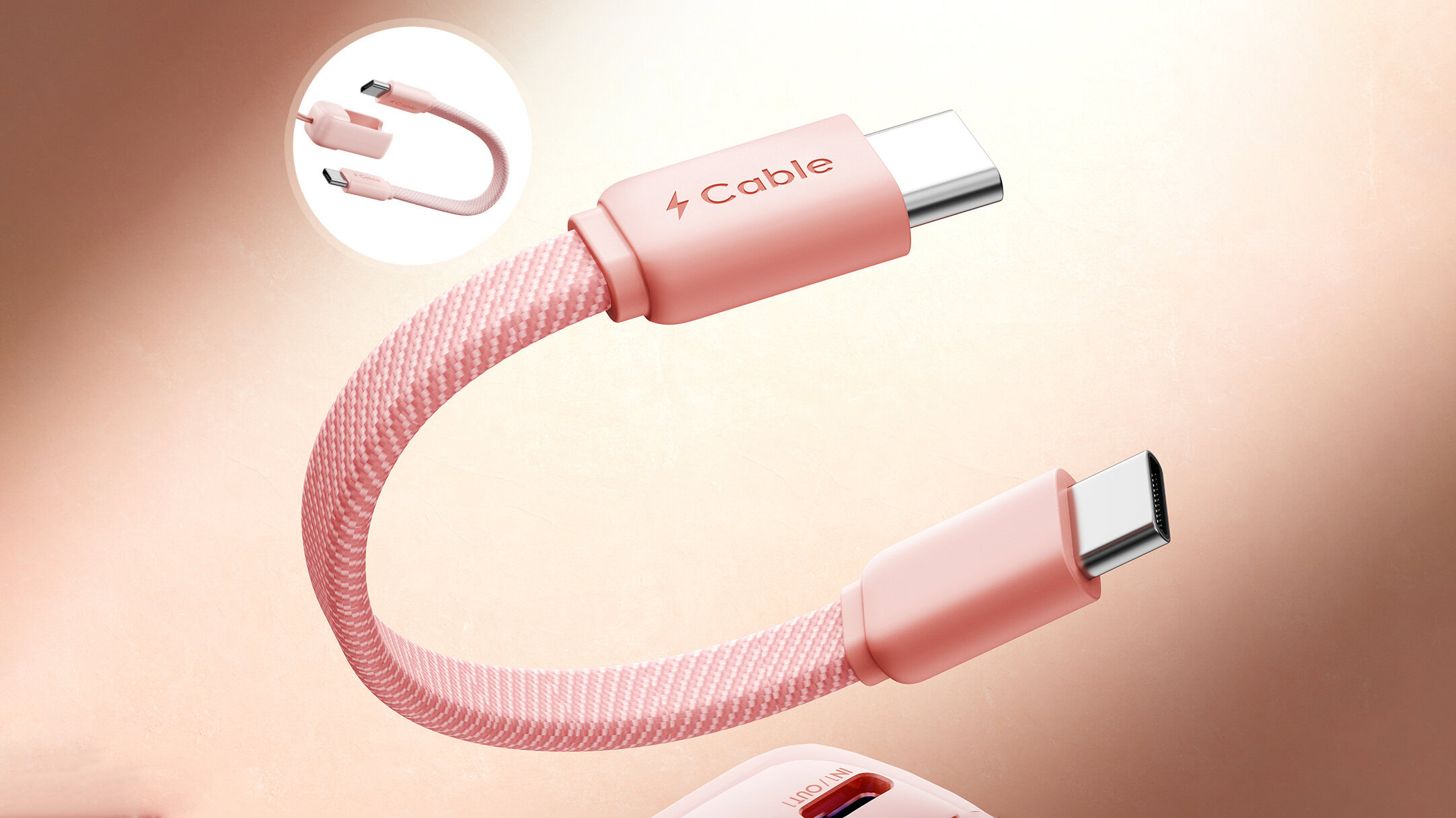 INIU Pocket Rocket P50 Power Bank Cable