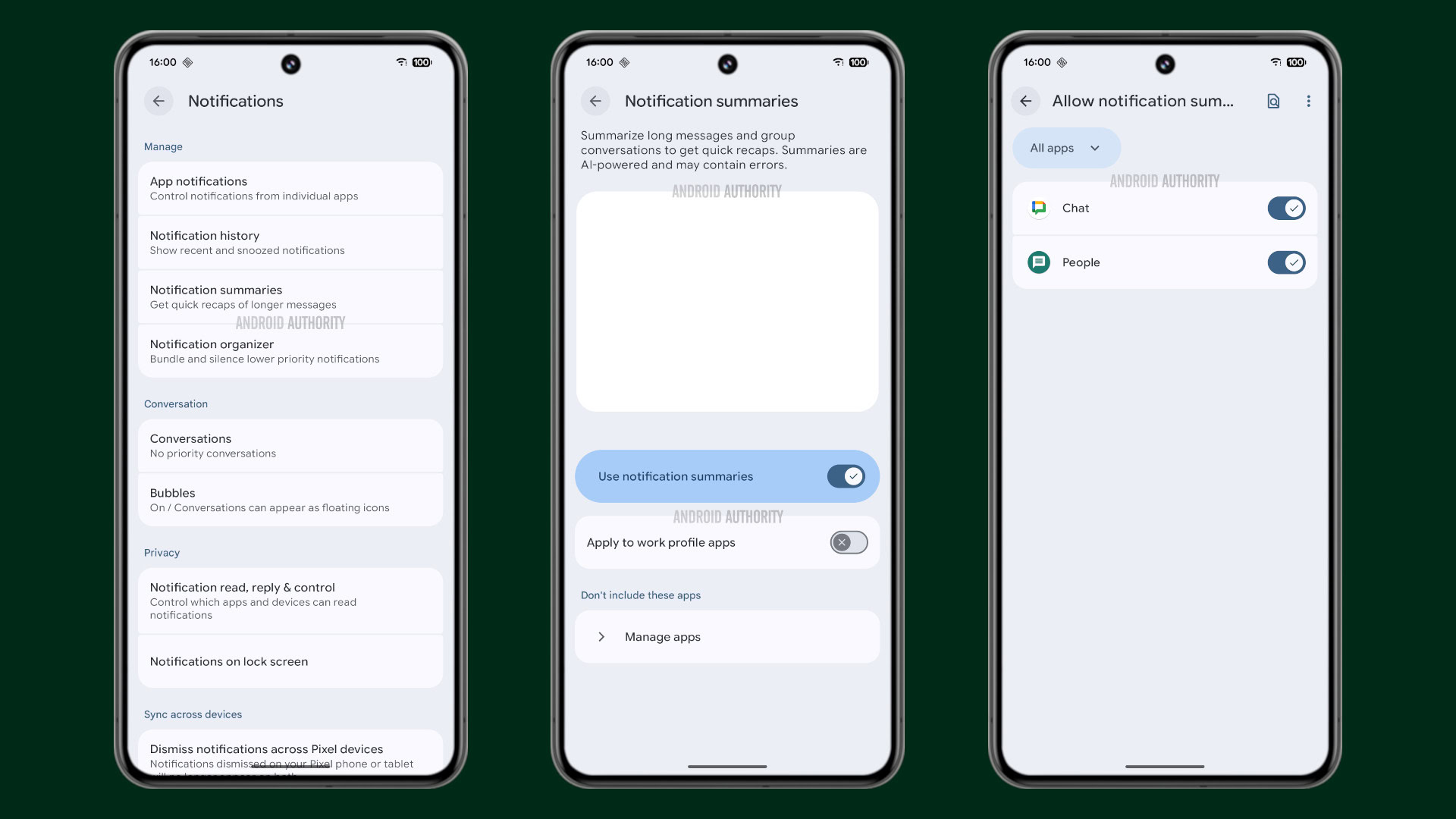 Rumos de notificação aparecem no Android 16 QPR1 no pixel