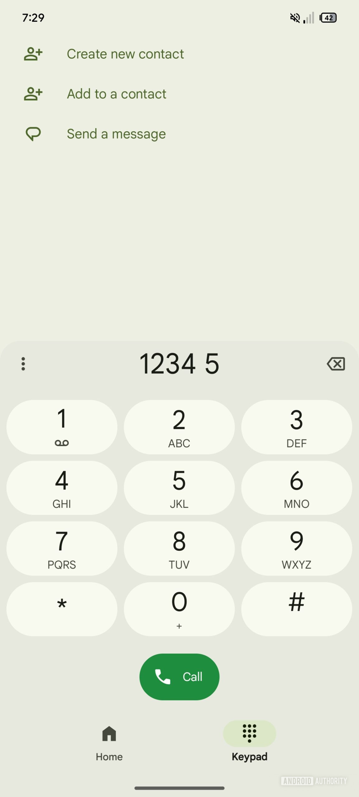 Google Phone App UI no próximo