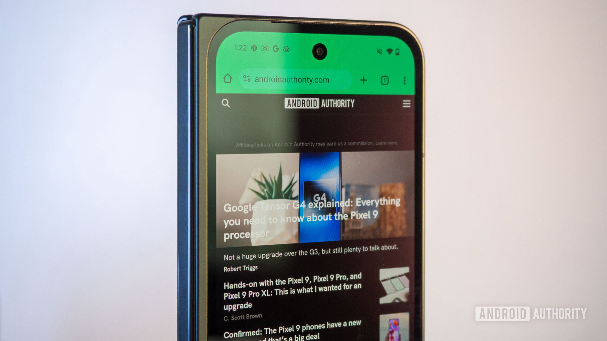 Google Pixel 9 Pro Fold Chrome Authority 1 Existem atalhos ocultos do Android no seu navegador Chrome.