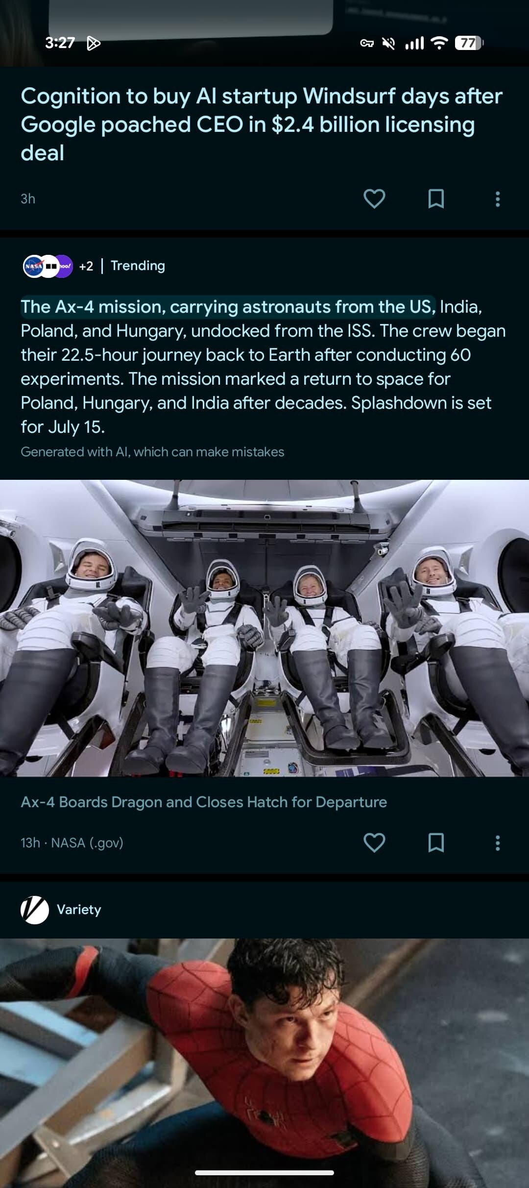 Google Discover Feed AI Resumos