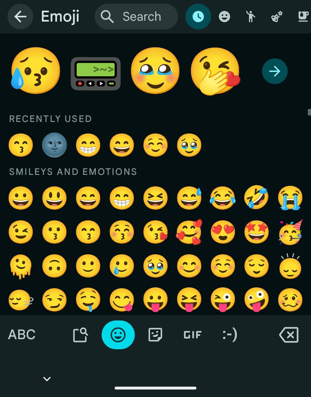 Gboard Old Emoji Picker