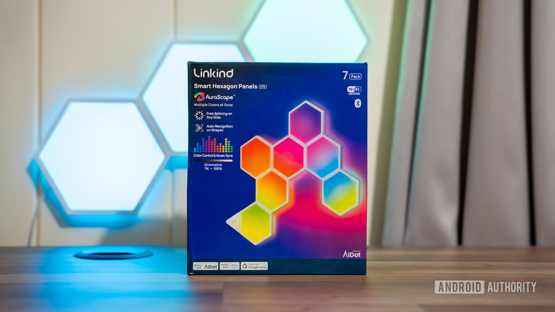 LinkInd Ep6 Smart Hexagon Painels Box 2 LinkInd Ep6 Smart Hexagon Painels Box 2