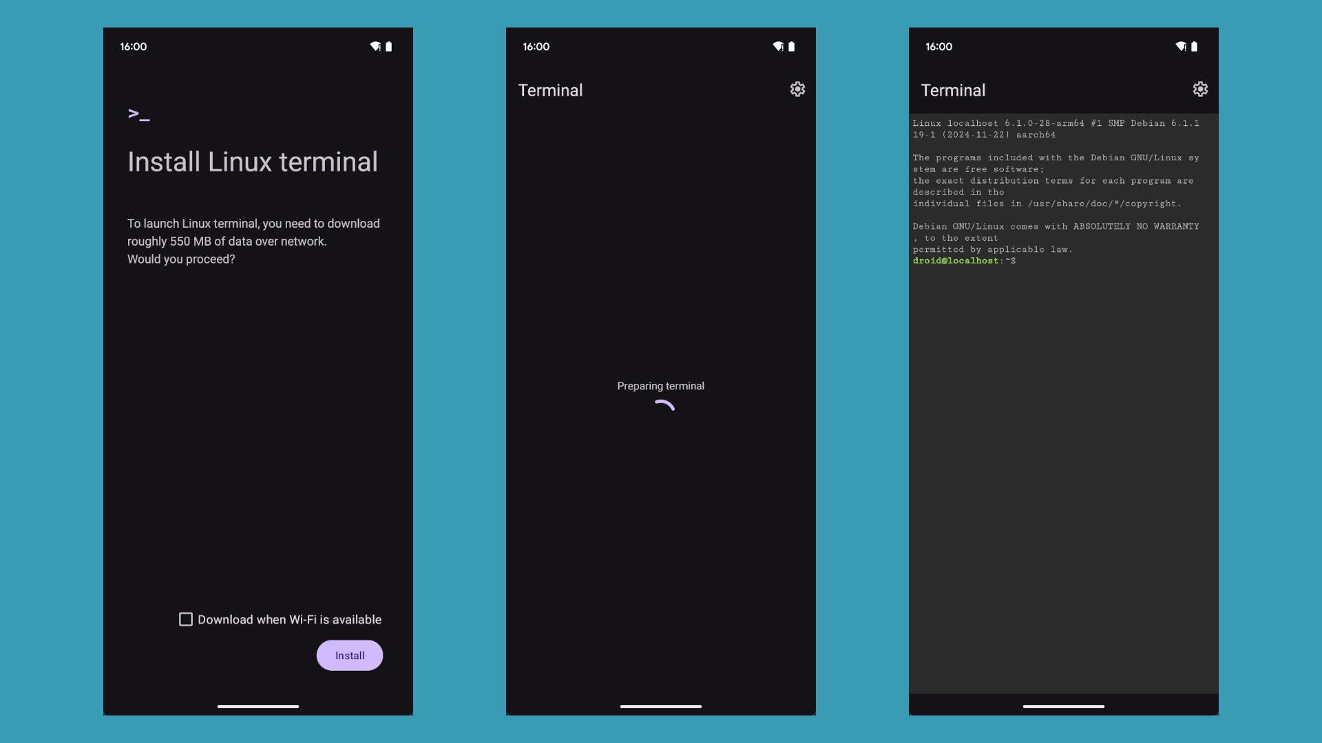 Instale o terminal Linux no Android Instale o terminal Linux no Android