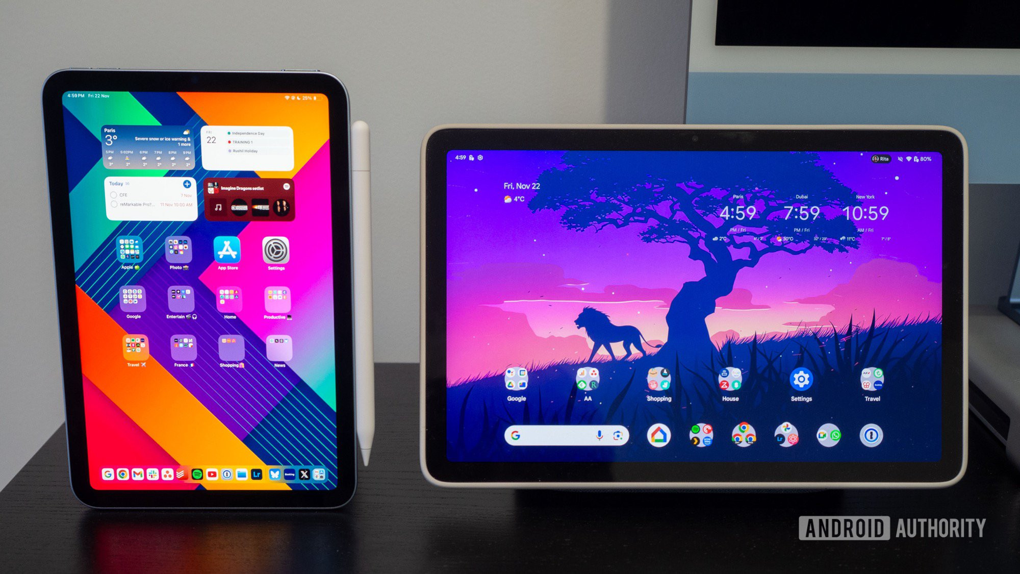 Apple iPad mini 7 vs comprimido de pixel Apple iPad mini 7 vs comprimido de pixel