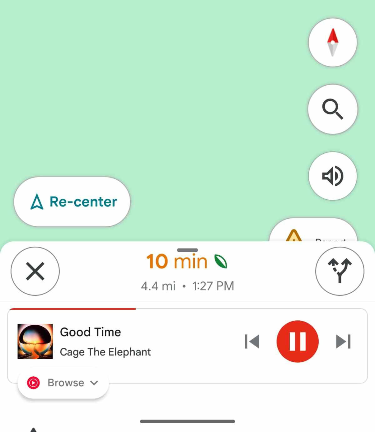 Google Maps Media Controls 2