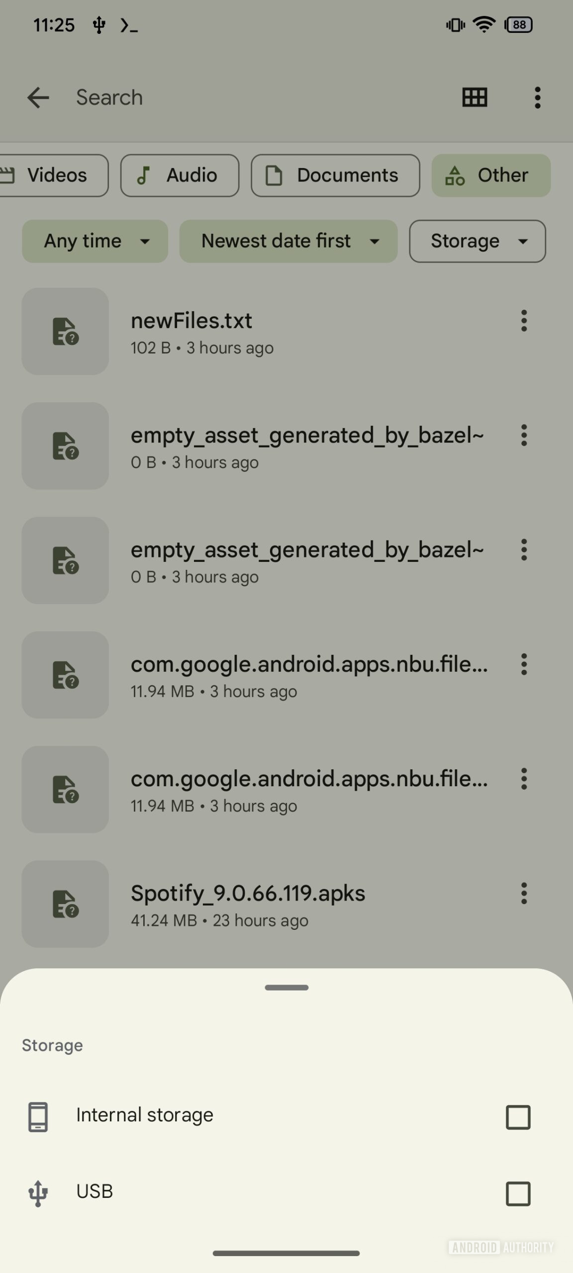 Arquivos pelo Google Próximos opções de pesquisa ux (1)