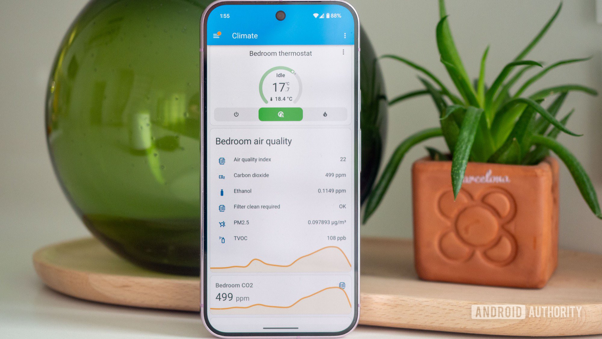 Termostatos de App Assistente de casa Qualidade do ar Termostatos de App Assistente de casa Qualidade do ar