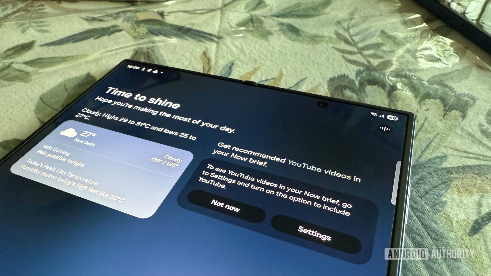 Samsung agora breves recomendações do YouTube apresentadas